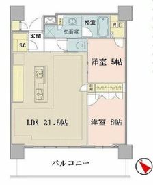 ブリリア有明シティタワー 27階 間取り図