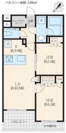 ヴェレーナ祐天寺 2階 間取り図