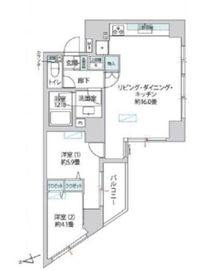 エルスタンザ白金 6階 間取り図