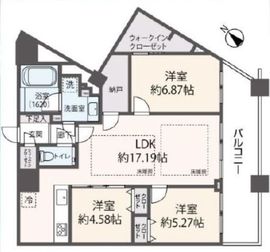 エルシア五反田 11階 間取り図