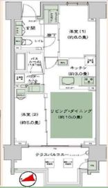 ハーバーテラス品川 7階 間取り図