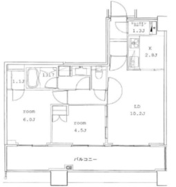 アウルタワー 41階 間取り図