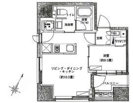 エルシア五反田 6階 間取り図