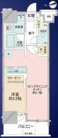 エルシア五反田 5階 間取り図