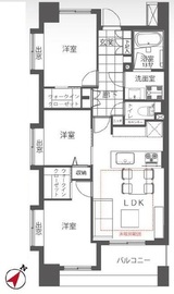 セザール小伝馬町 2階 間取り図