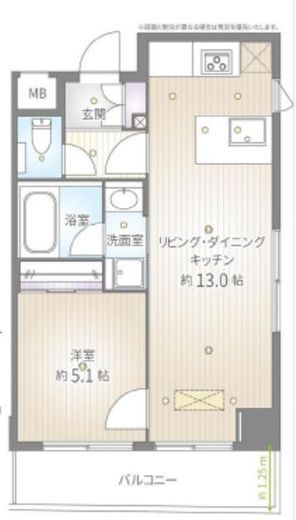 エスティメゾン三軒茶屋 7階 間取り図