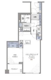 レジオン白金クロス 3階 間取り図