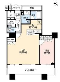 パークハビオ青山 26階 間取り図