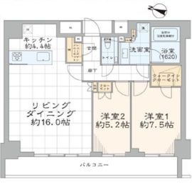 ディアナコート目黒 4階 間取り図