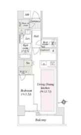 エスティメゾン三軒茶屋2 2階 間取り図
