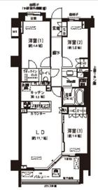 ウェリス四ツ谷 4階 間取り図