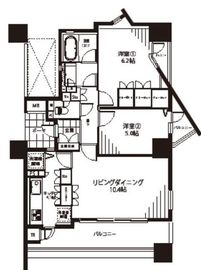 グランアルト豊洲 2階 間取り図