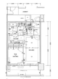 ベイズタワー＆ガーデン 9階 間取り図