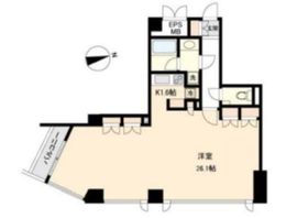 ワールドシティタワーズ アクアタワー 3階 間取り図