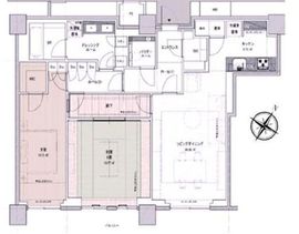 ブランズタワー豊洲 46階 間取り図