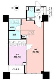 ザ・湾岸タワーレックスガーデン 25階 間取り図