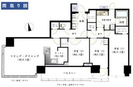 プラウドタワー芝浦 29階 間取り図