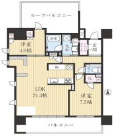 ウエリス新宿早稲田の森 9階 間取り図