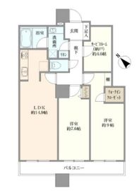 コスモ東京ベイタワー 5階 間取り図