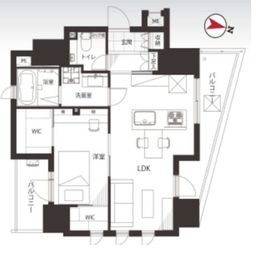 CONOE秋葉原岩本町 2階 間取り図