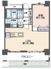アーバンドックパークシティ豊洲タワー 3階 間取り図