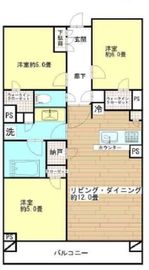 メインステージ白金高輪駅前 22階 間取り図