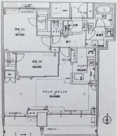 カスタリア門前仲町2 22階 間取り図