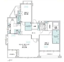 クリオレミントンハウス恵比寿 10階 間取り図