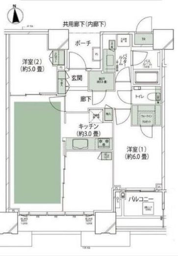 ドゥ・トゥール 37階 間取り図