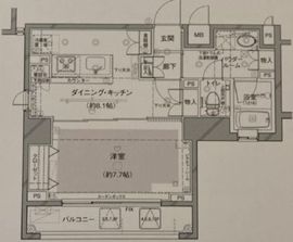 ステージグランデ新川 5階 間取り図