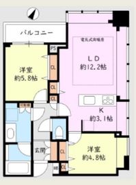 ステーションガーデンタワー 13階 間取り図