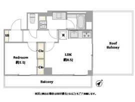 白金台桜苑マンション 4階 間取り図