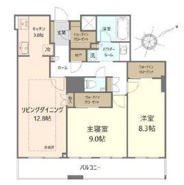 ザ・パークハウス西新宿タワー60 49階 間取り図