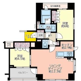 クオス銀座エスト・トロワジェーム 11階 間取り図