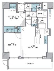 プレシス文京小石川　静穏の杜 1階 間取り図