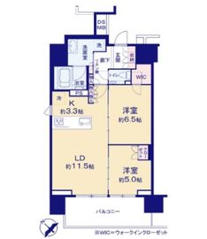 イグレック 8階 間取り図