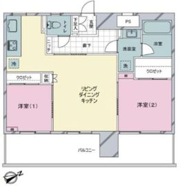 恵比寿アーバンハウス 4階 間取り図