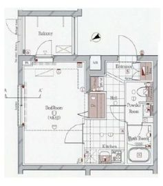 ガリシア上目黒 1階 間取り図