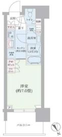 レジディア日本橋馬喰町 21階 間取り図