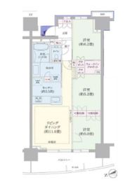 レジディア日本橋馬喰町 6階 間取り図