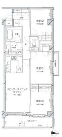 レグノ・スイート三軒茶屋 2階 間取り図