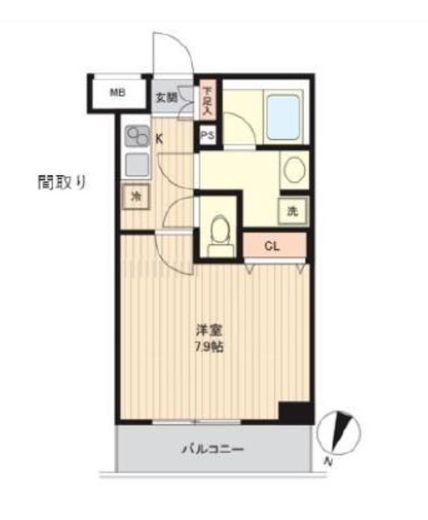 アルコバレーノ桜新町 3階 間取り図