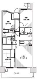 東京フロンティアシティアーバンフォート 7階 間取り図