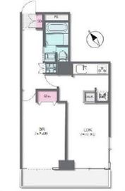 KDXレジデンス南麻布 6階 間取り図