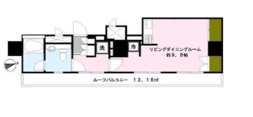 KDXレジデンス南麻布 11階 間取り図