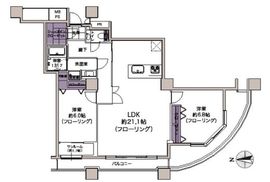 西戸山タワーホウムズ 12階 間取り図