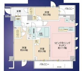 ディアナコート三軒茶屋 2階 間取り図