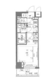 プレスタイル神楽坂 7階 間取り図