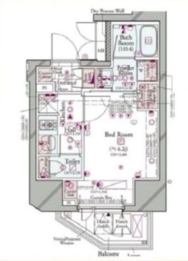 シティタワー品川 5階 間取り図