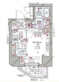 シティタワー品川 5階 間取り図